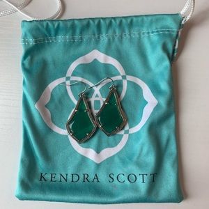 Kendra Scott Green Alex Earrings
